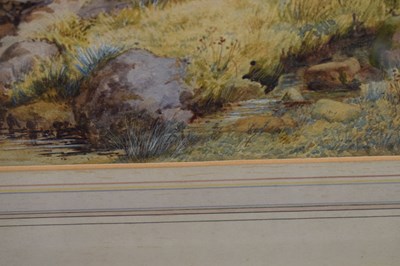 Lot 290 - Charles Pettit (1831-1885) - Watercolour - Moorland scene