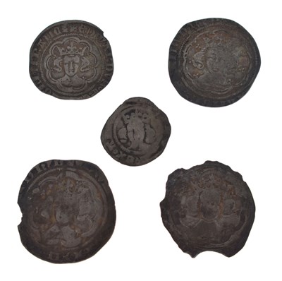 Lot 114 - Five Edward III (1327-77) hammered coins