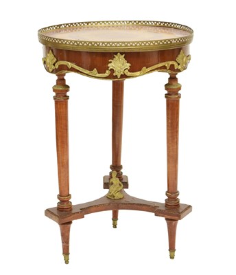 Lot 609 - French kingwood and tulipwood occasional table