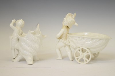 Lot 508 - Henri Ardant & Cie - Pair of French cherub centrepieces