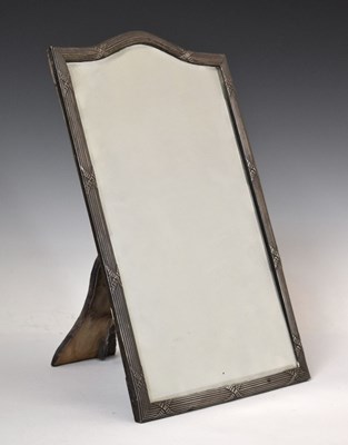 Lot 81 - Edward VII silver mounted dressing mirror