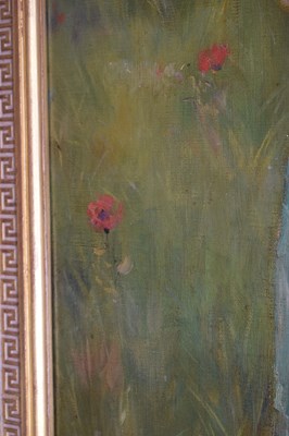 Lot 335 - Early 20th century English School - Oil on canvas - Three-quarter length portrait
