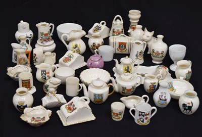 Lot 408 - Mixed quantity of crested ware china