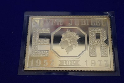 Lot 154 - Three Danbury Mint silver commemorative stamp sets