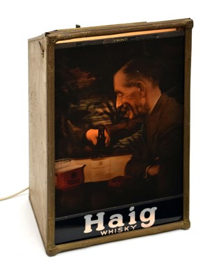 Lot 164 - Advertising - Early/mid 20th century 'Haig Whisky' optical advertising diorama