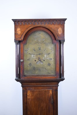 Lot 480 - Late George III 8-day brass dial longcase clock, J. Collings, Sodbury