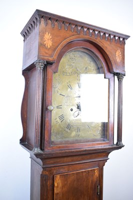 Lot 480 - Late George III 8-day brass dial longcase clock, J. Collings, Sodbury