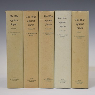 Lot 485 - Major-General S. Woodburn Kirby - 'The War Against Japan' - First edition, five volumes complete 1957-1969