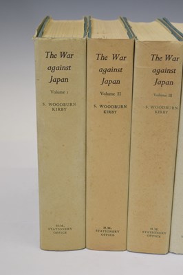 Lot 485 - Major-General S. Woodburn Kirby - 'The War Against Japan' - First edition, five volumes complete 1957-1969