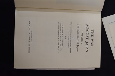 Lot 485 - Major-General S. Woodburn Kirby - 'The War Against Japan' - First edition, five volumes complete 1957-1969