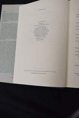 Lot 485 - Major-General S. Woodburn Kirby - 'The War Against Japan' - First edition, five volumes complete 1957-1969