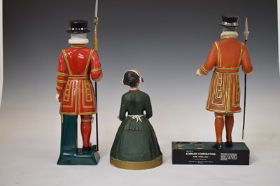 Lot 356 - Beefeater Gin advertising display stand, Carlton Ware Beefeater and Sherry Girl