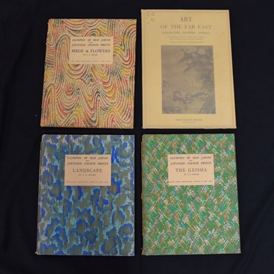 Lot 487 - C. G. Holmes - 'Glimpses of Old Japan from Japanese Colour Prints', three volumes, and one other