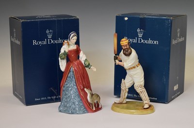 Lot 421 - Royal Doulton - Two limited edition porcelain figures