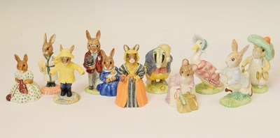 Lot 424 - Mixed group of Beswick ‘Beatrix Potter’ and Royal `Doulton ‘Bunnykins’