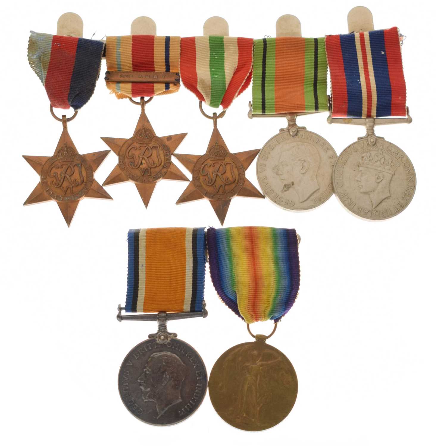 Lot 371 - British First and Second World War medals