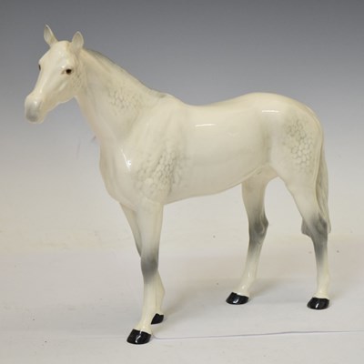 Lot 419 - Large Beswick white Palomino horse