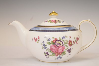 Lot 446 - Royal Doulton Centennial Rose six person tea service