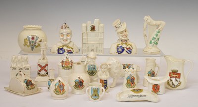 Lot 400 - Quantity of crested ware china