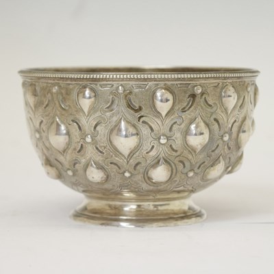 Lot 200 - Victorian silver pedestal bowl