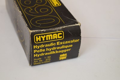 Lot 263 - Conrad 1/50 diecast model construction issue No. 273 Hymac 890 Excavator
