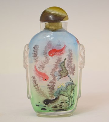 Lot 468 - Chinese glass scent bottle