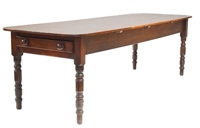 Lot 410 - Mid 19th century oak provincial dining table