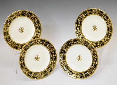 Lot 206 - Four Wedgwood ‘Astbury’ pattern plates