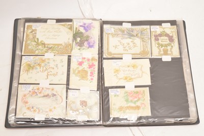 Lot 252 - Album of Victorian and Edwardian greetings cards