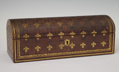 Lot 341 - Late 19th century French glove box