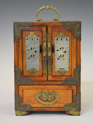 Lot 463 - Chinese table top jewellery cabinet