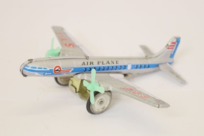 Lot 270 - Vintage MF 107 Chinese-made sheet metal  'Air Plane 622 ST-1' friction toy