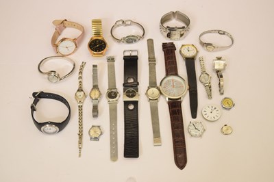 Lot 146 - Lady's Omega bracelet watch and a mixed group of fashion/dress watches