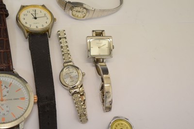 Lot 146 - Lady's Omega bracelet watch and a mixed group of fashion/dress watches