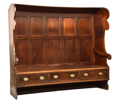 Lot 596 - George III settle