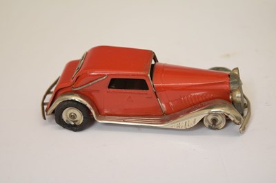 Lot 268 - Two Triang Minic tinplate clockwork vehicles and a Japanese tinplate car