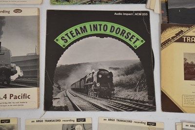 Lot 365 - Quantity of 'Railway Sounds' records, transcord, etc