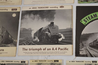 Lot 365 - Quantity of 'Railway Sounds' records, transcord, etc