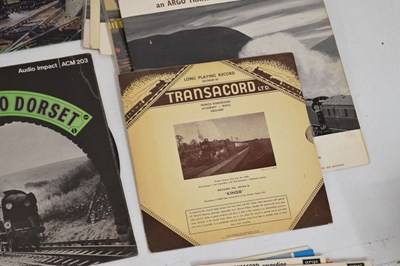 Lot 365 - Quantity of 'Railway Sounds' records, transcord, etc