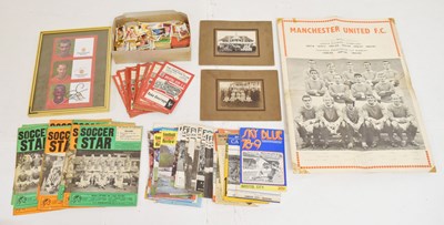 Lot 292 - Quantity of football programmes and memorabilia