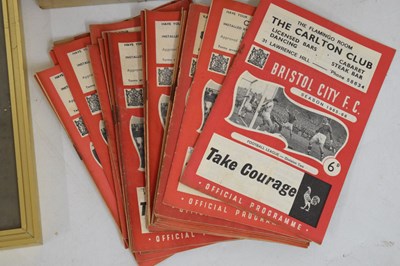 Lot 292 - Quantity of football programmes and memorabilia