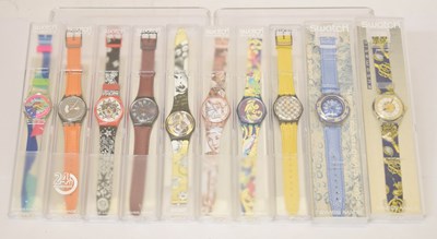 Lot 125 - Swatch - Group of ten wristwatches