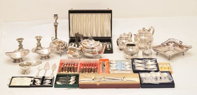 Lot 699 - Large quantity of silver plated items