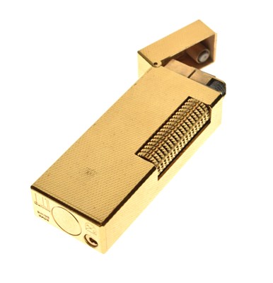 Lot 293 - Dunhill gold plated lighter