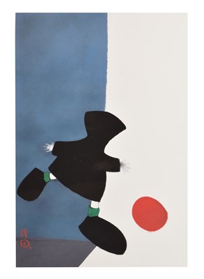 Lot 635 - Mackenzie Thorpe (British, b.1956) - Signed limited edition artist proof - 'Boy & Ball'