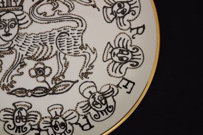 Lot 679 - Sir Grayson Perry (b.1960) - 'Grayson Art Club' Mac 60 Lion Queen Plate