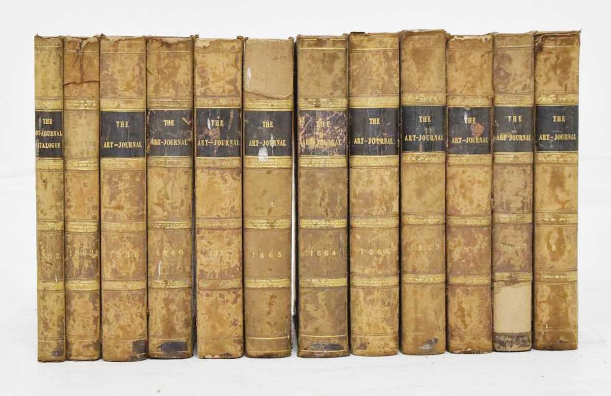 Lot 612 - 1862 Catalogue of the International Exhibition and eleven volumes of 'The Art Journal'