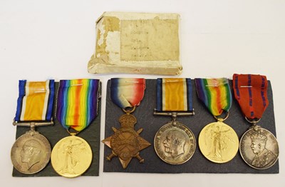 Lot 459 - Lane First World War medal group