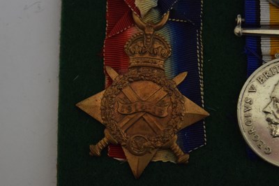 Lot 457 - First World War medal trio