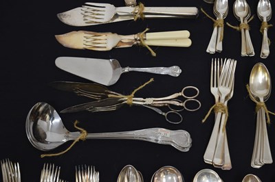 Lot 774 - Collection of mainly Elkington & Co. silver plated cutlery